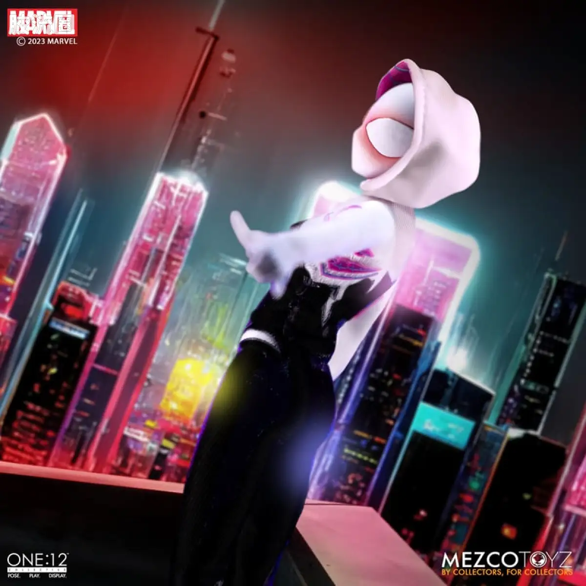Mezco one-12系列 1/12 Marvel集体系列 格温—漫画版 - 图片