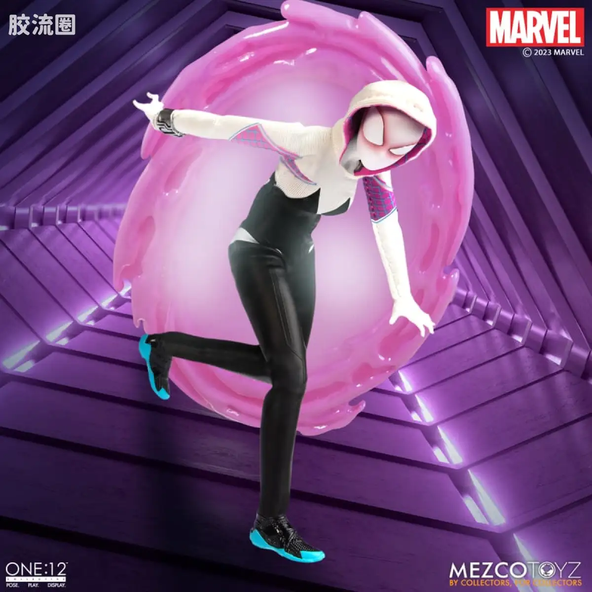 Mezco one-12系列 1/12 Marvel集体系列 格温—漫画版 - 图片