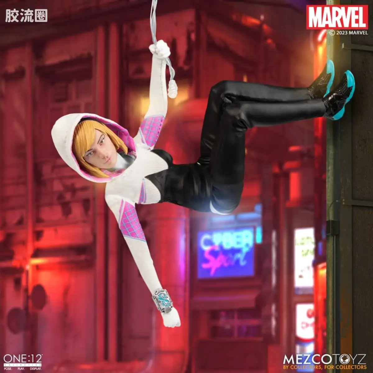 Mezco one-12系列 1/12 Marvel集体系列 格温—漫画版 - 图片
