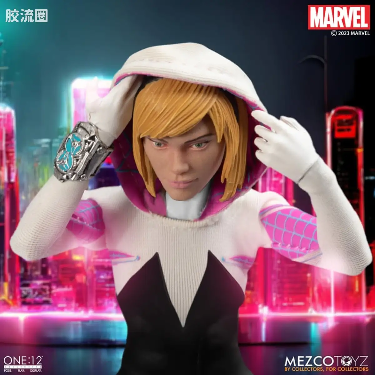 Mezco one-12系列 1/12 Marvel集体系列 格温—漫画版 - 图片