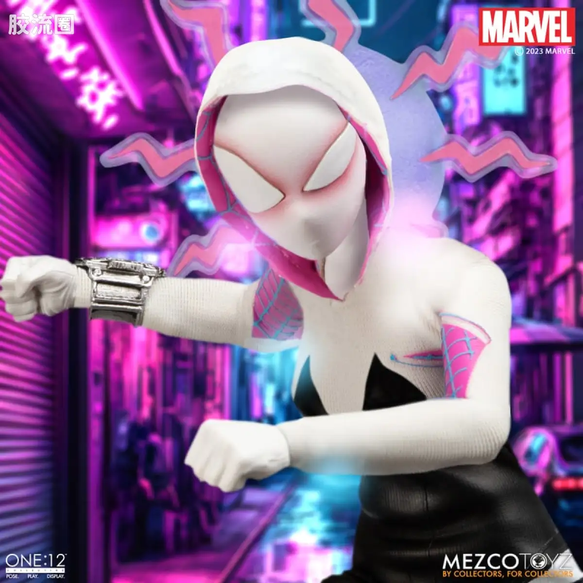 Mezco one-12系列 1/12 Marvel集体系列 格温—漫画版 - 图片