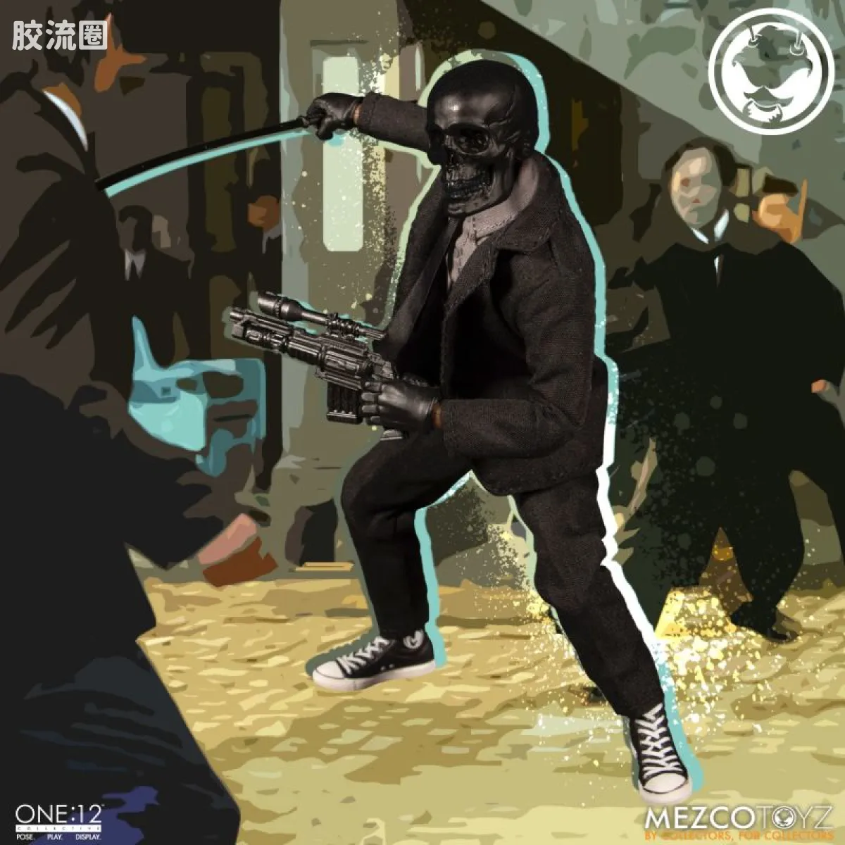 Mezco one-12系列 1/12 戈麦斯集体系列 戈麦斯-特工版 - 图片