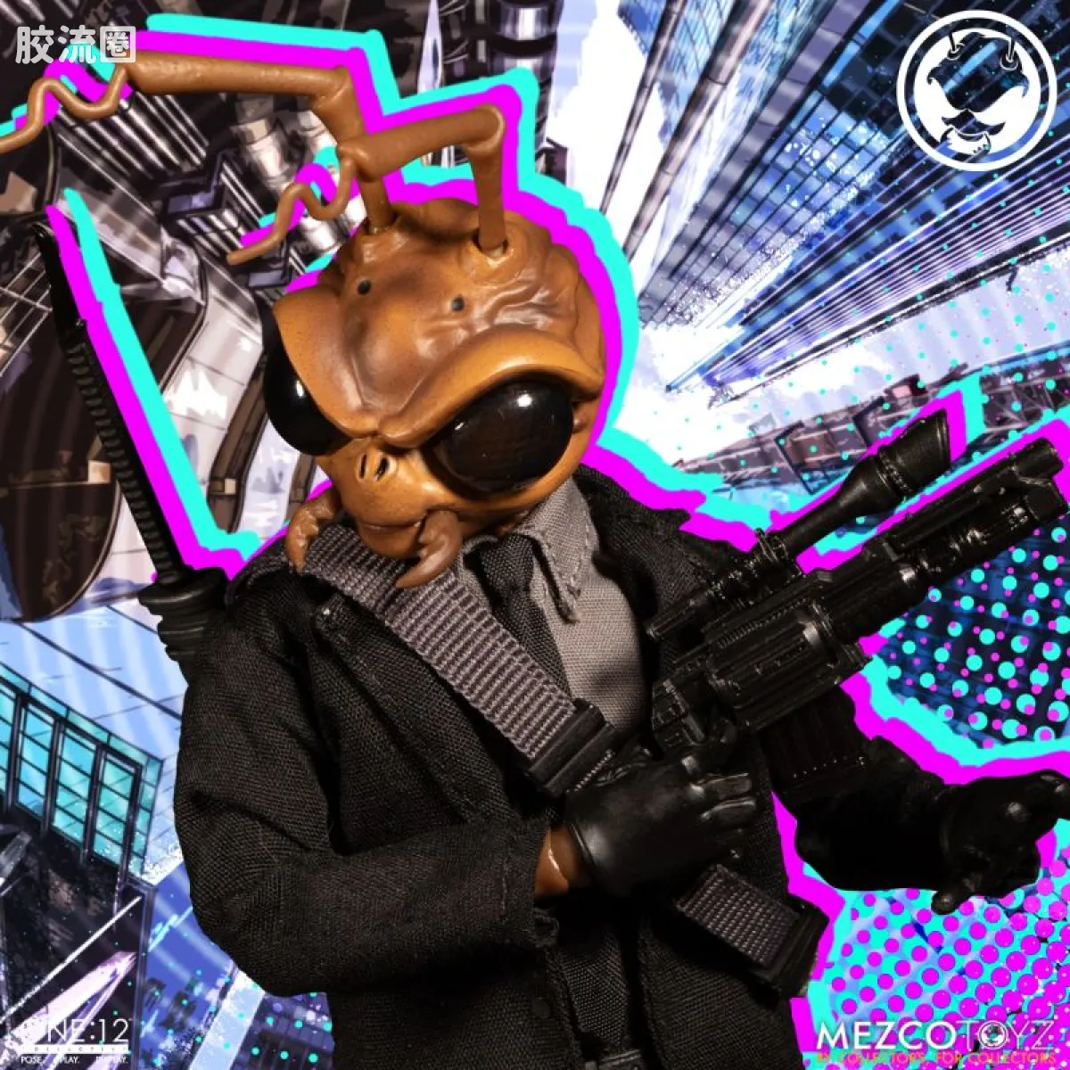 Mezco one-12系列 1/12 戈麦斯集体系列 戈麦斯-特工版 - 图片