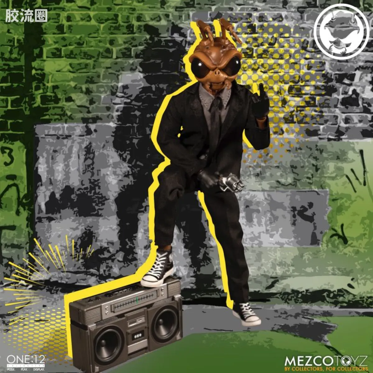 Mezco one-12系列 1/12 戈麦斯集体系列 戈麦斯-特工版 - 图片
