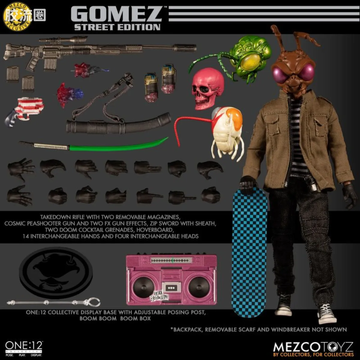 Mezco one-12系列 1/12 戈麦斯集体系列 戈麦斯-街道版 - 图片
