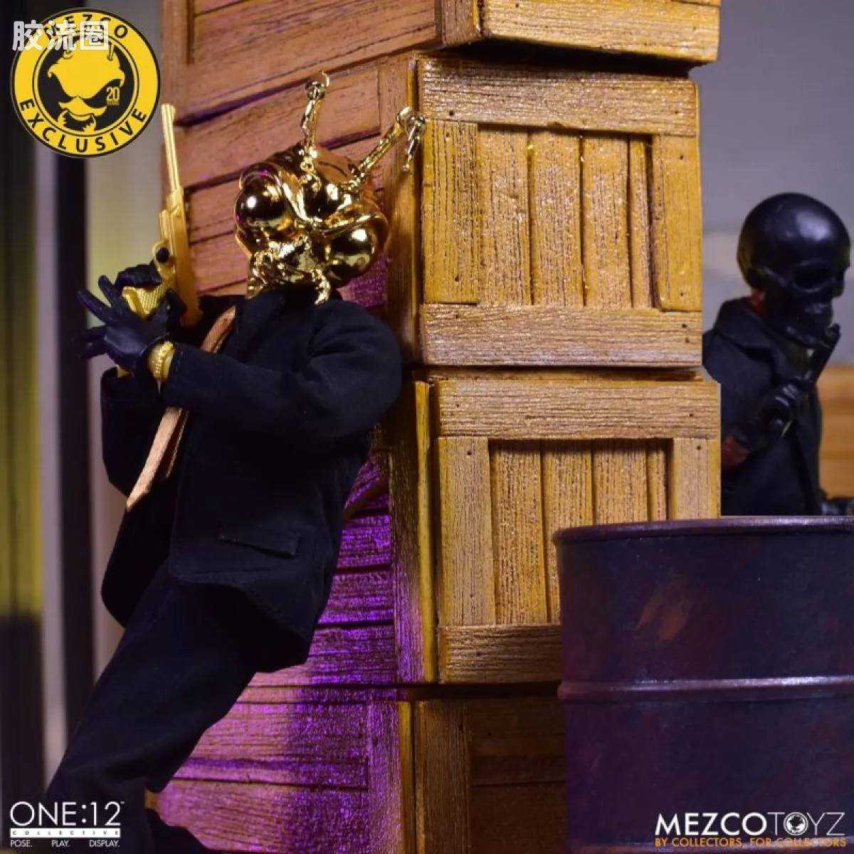 Mezco one-12系列 1/12 戈麦斯集体系列 戈麦斯-20周年金头豪华版 NYCC限定 - 图片