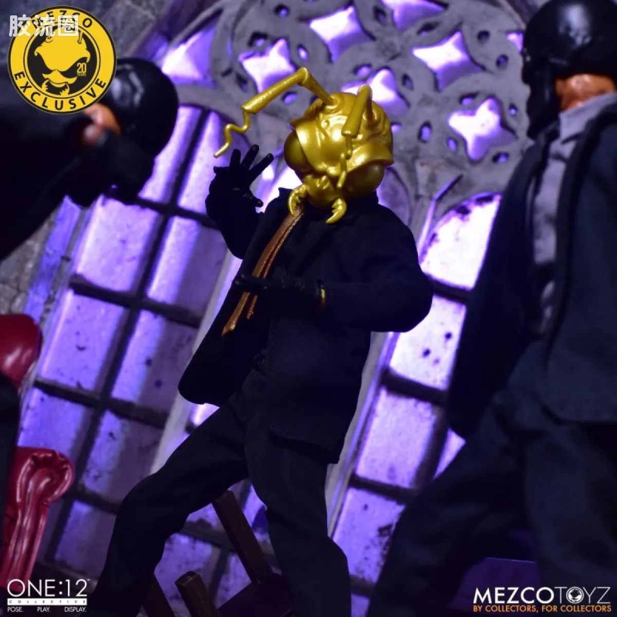 Mezco one-12系列 1/12 戈麦斯集体系列 戈麦斯-20周年金头豪华版 NYCC限定 - 图片