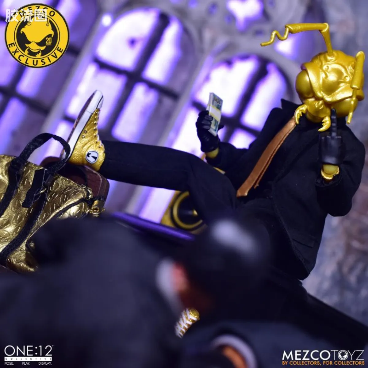 Mezco one-12系列 1/12 戈麦斯集体系列 戈麦斯-20周年金头豪华版 NYCC限定 - 图片