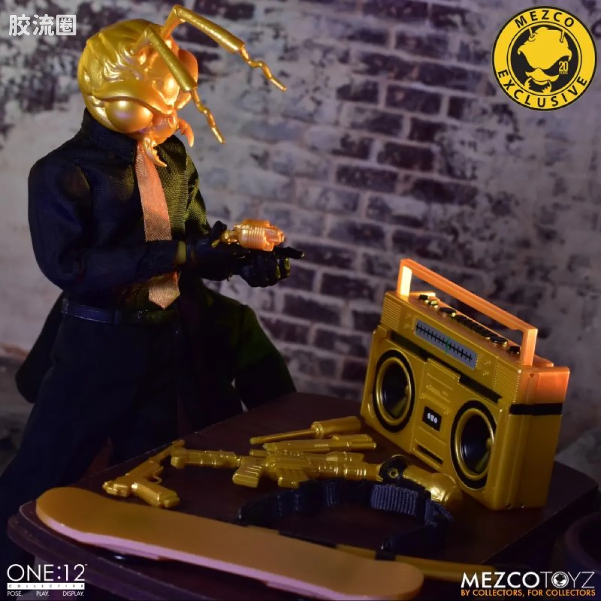 Mezco one-12系列 1/12 戈麦斯集体系列 戈麦斯-20周年金头豪华版 NYCC限定 - 图片