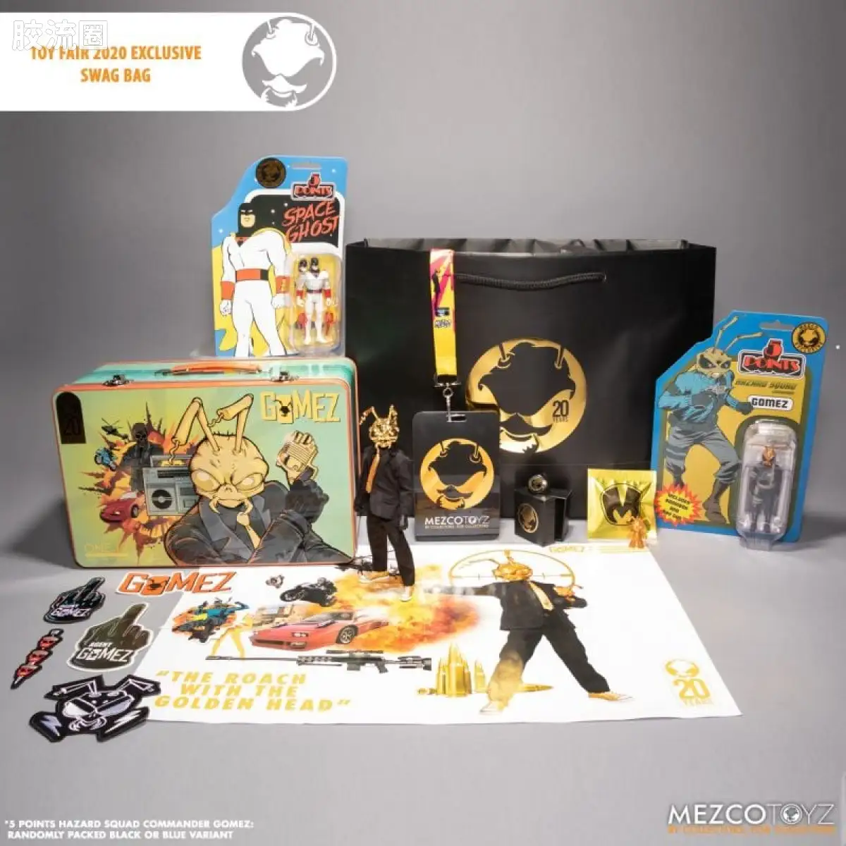 Mezco one-12系列 1/12 戈麦斯集体系列 戈麦斯-20周年金头豪华版 NYCC限定 - 图片