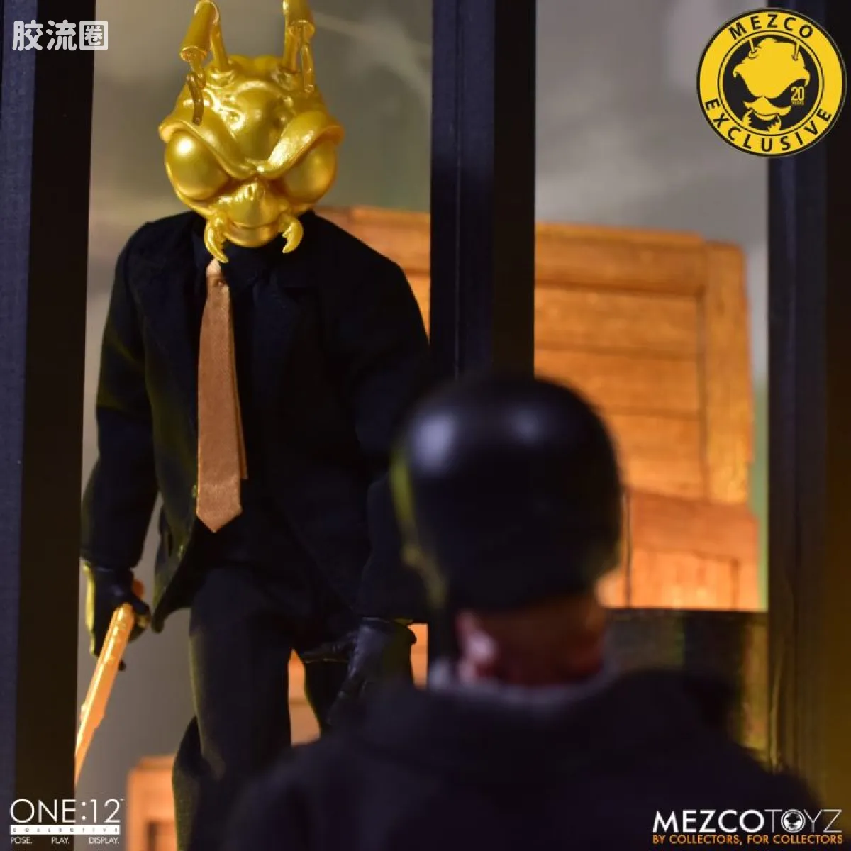 Mezco one-12系列 1/12 戈麦斯集体系列 戈麦斯-20周年金头豪华版 NYCC限定 - 图片
