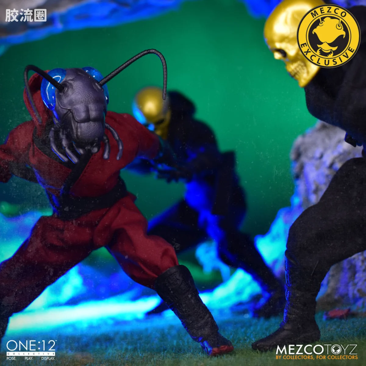 Mezco one-12系列 1/12 戈麦斯集体系列 戈麦斯-红龙帮版 - 图片