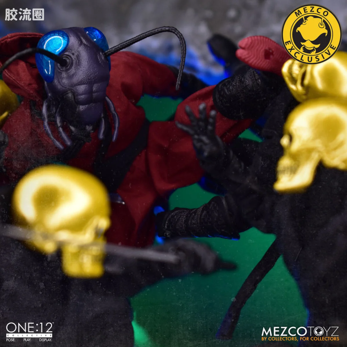 Mezco one-12系列 1/12 戈麦斯集体系列 戈麦斯-红龙帮版 - 图片