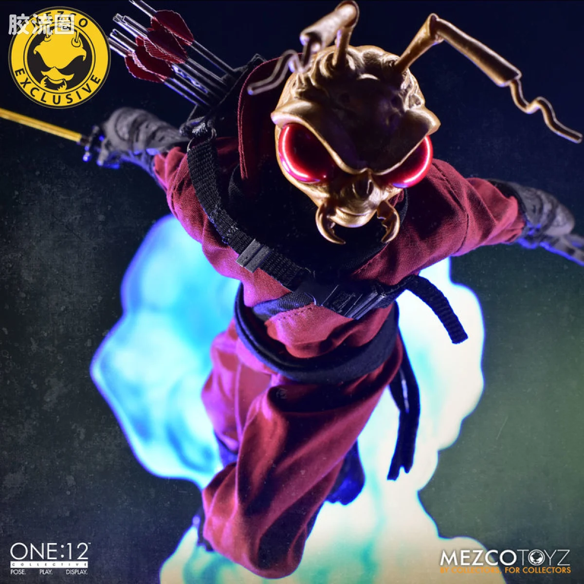 Mezco one-12系列 1/12 戈麦斯集体系列 戈麦斯-红龙帮版 - 图片
