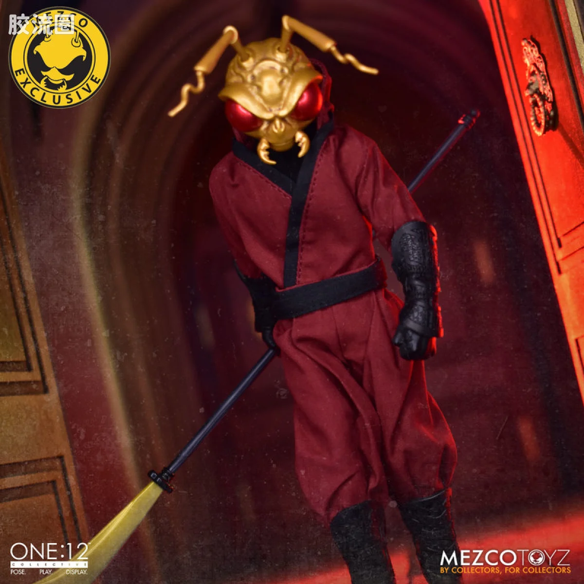 Mezco one-12系列 1/12 戈麦斯集体系列 戈麦斯-红龙帮版 - 图片
