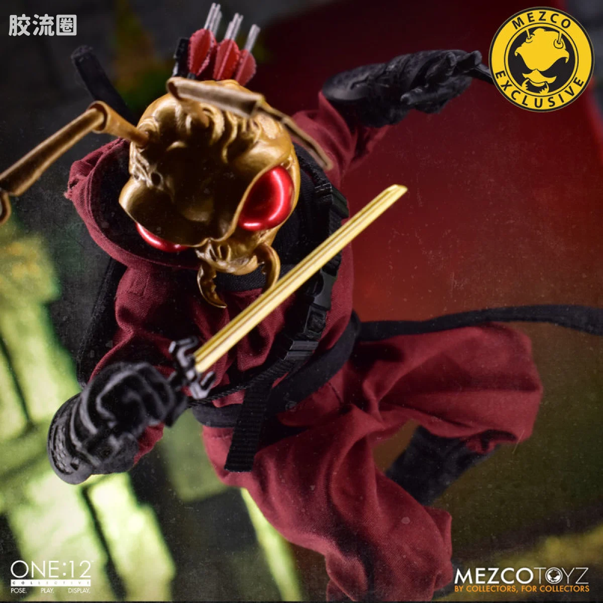 Mezco one-12系列 1/12 戈麦斯集体系列 戈麦斯-红龙帮版 - 图片