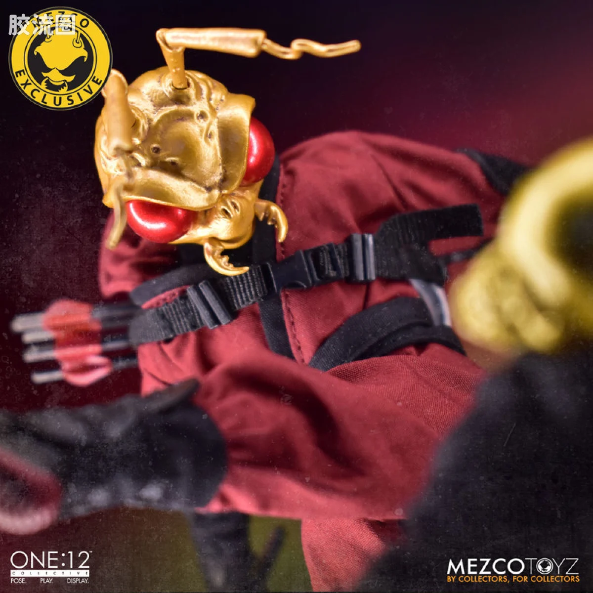 Mezco one-12系列 1/12 戈麦斯集体系列 戈麦斯-红龙帮版 - 图片
