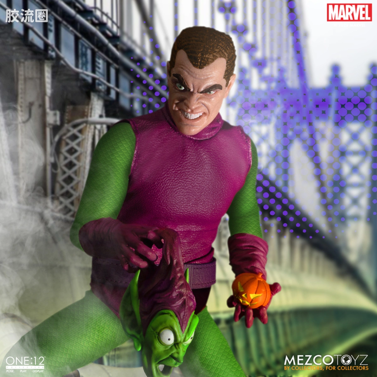 Mezco one-12系列 1/12 Marvel集体系列 绿魔 经典豪华版 - 图片
