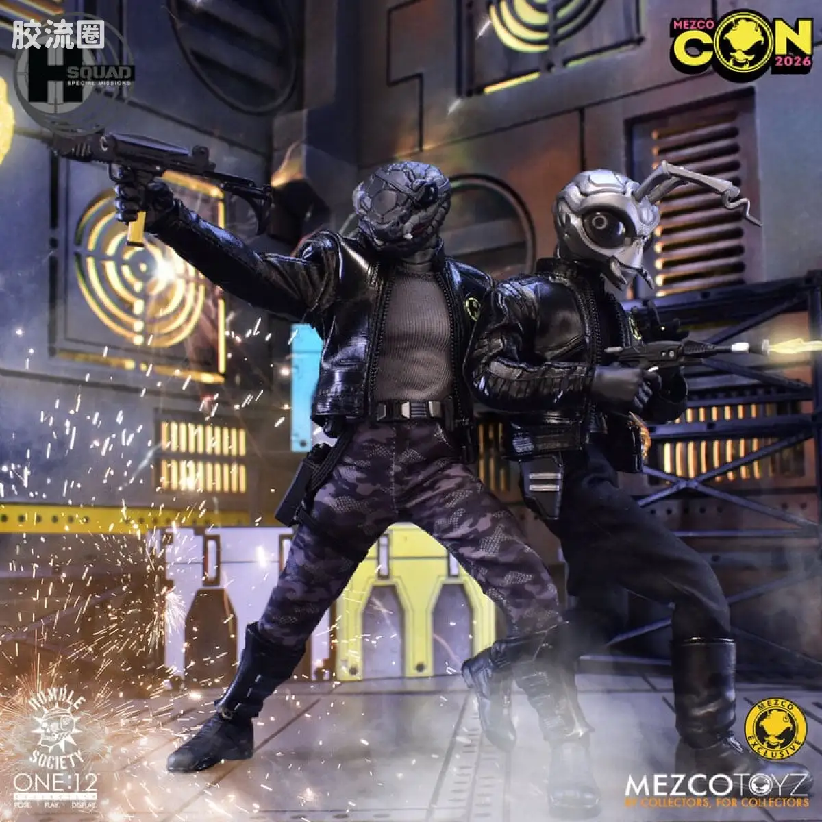 Mezco one-12系列 1/12 戈麦斯集体系列 危险小队：特别任务 - 暗影指挥 戈麦斯 - 图片