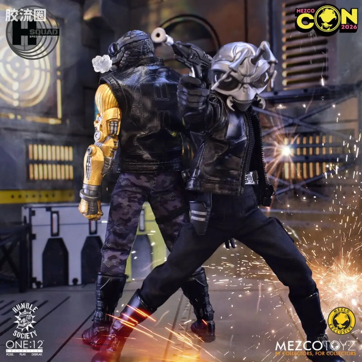 Mezco one-12系列 1/12 戈麦斯集体系列 危险小队：特别任务 - 暗影指挥 戈麦斯 - 图片