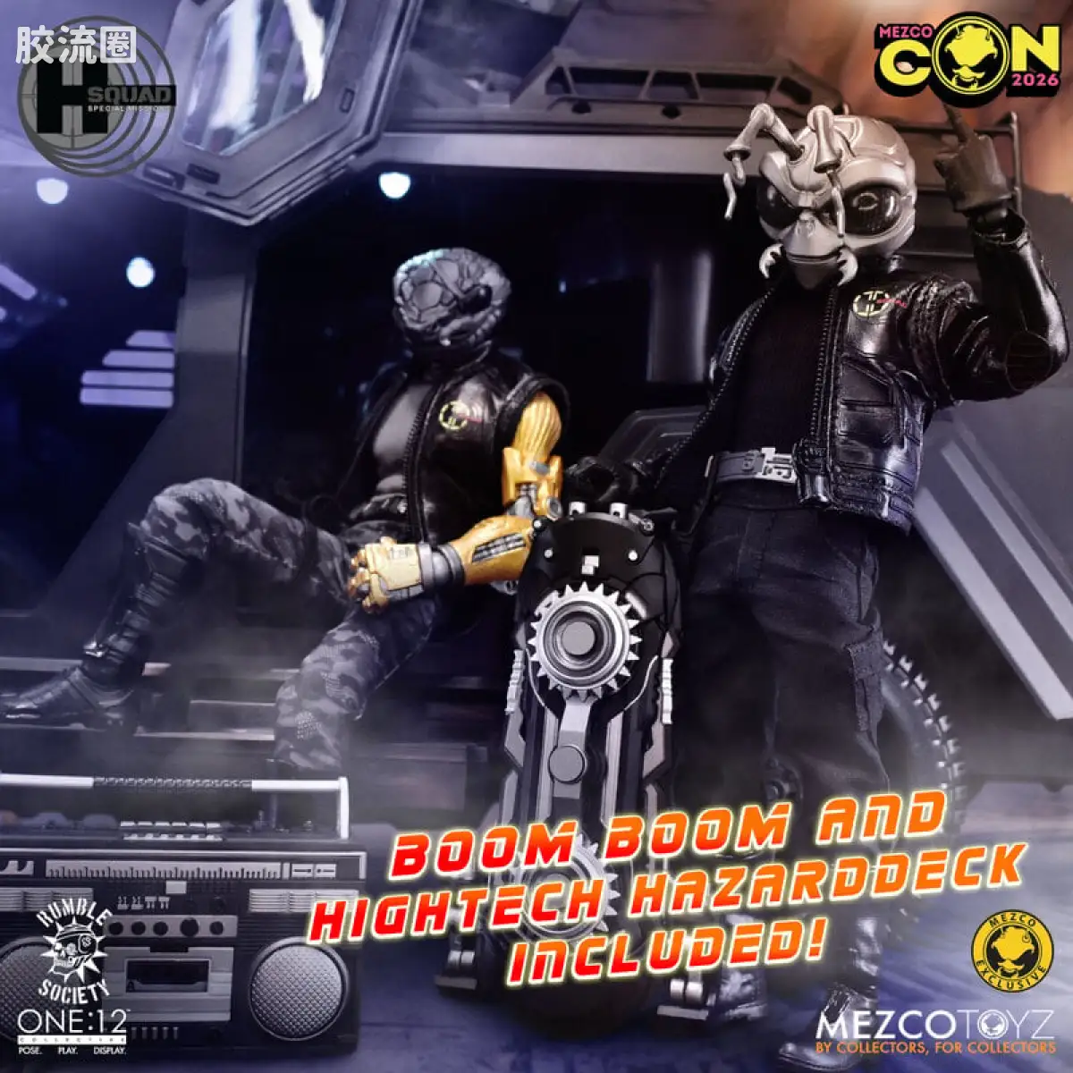 Mezco one-12系列 1/12 戈麦斯集体系列 危险小队：特别任务 - 暗影指挥 戈麦斯 - 图片