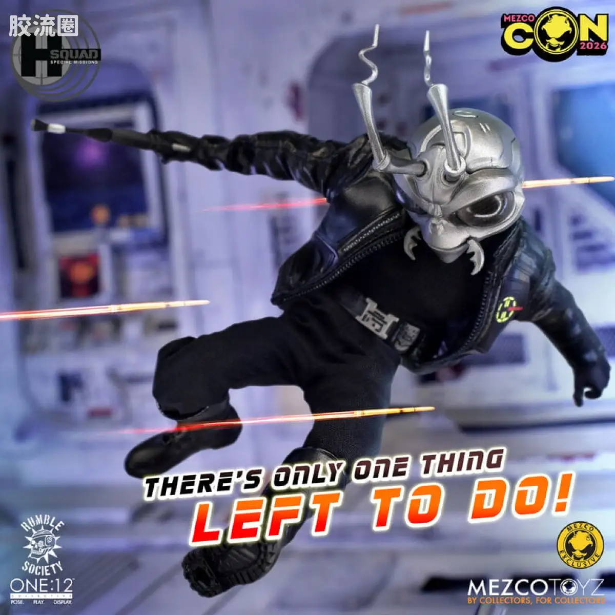 Mezco one-12系列 1/12 戈麦斯集体系列 危险小队：特别任务 - 暗影指挥 戈麦斯 - 图片