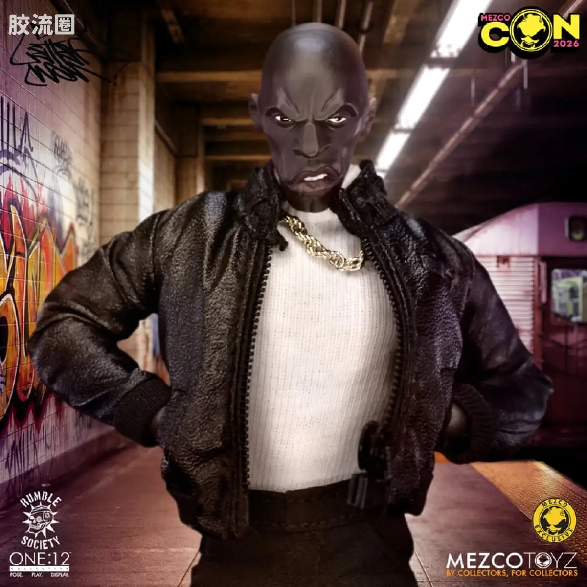 Mezco one-12系列 1/12 Rumble Society集体系列  胡兹：莱特曼 - 复古版 - 图片