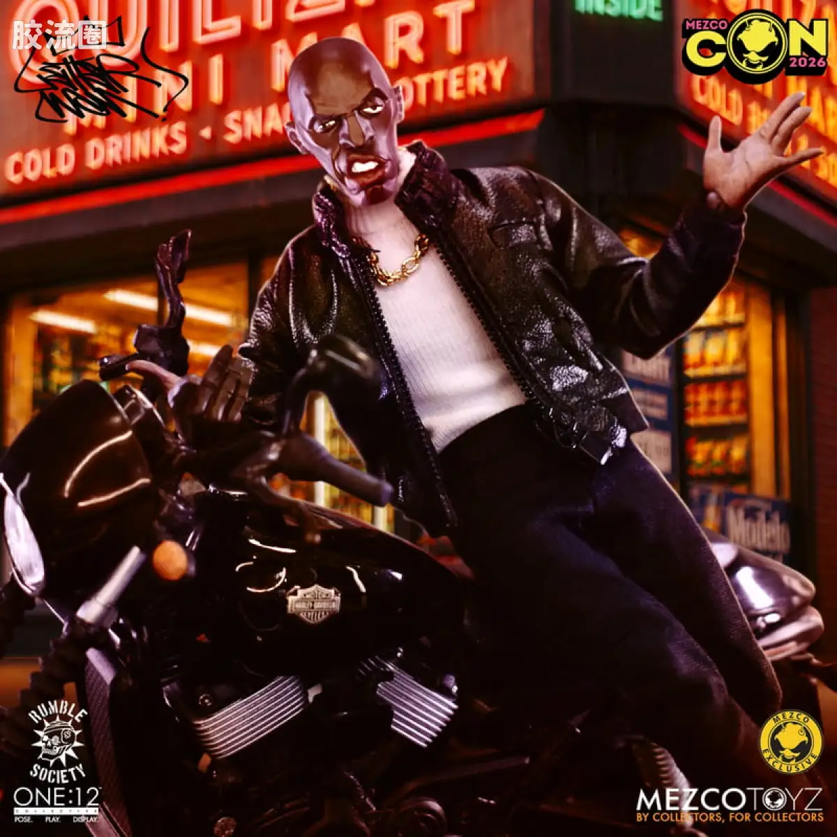 Mezco one-12系列 1/12 Rumble Society集体系列  胡兹：莱特曼 - 复古版 - 图片