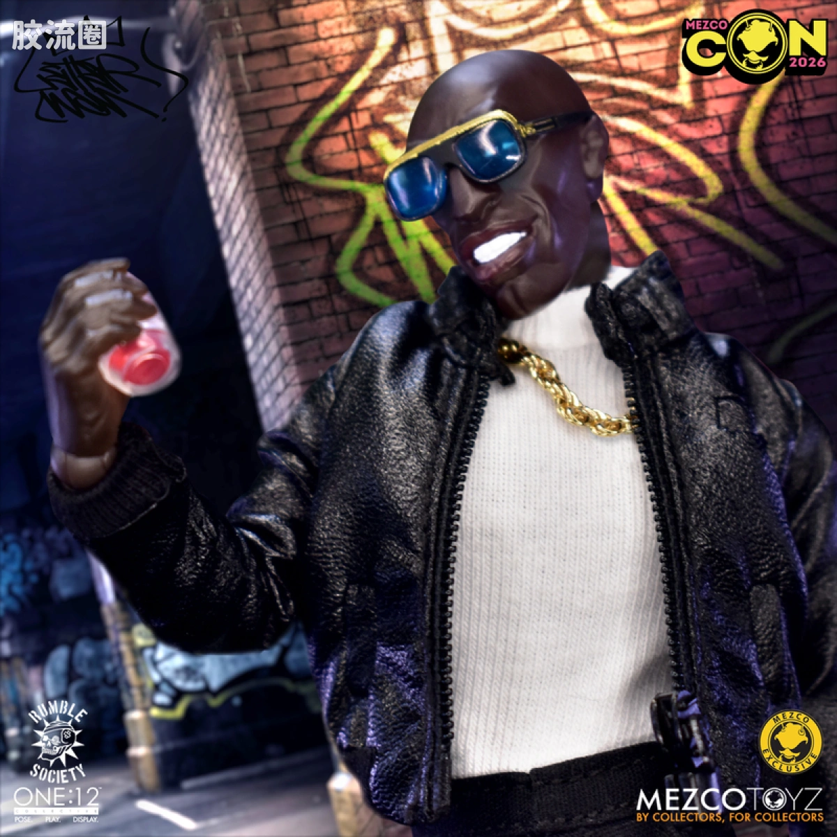 Mezco one-12系列 1/12 Rumble Society集体系列  胡兹：莱特曼 - 复古版 - 图片