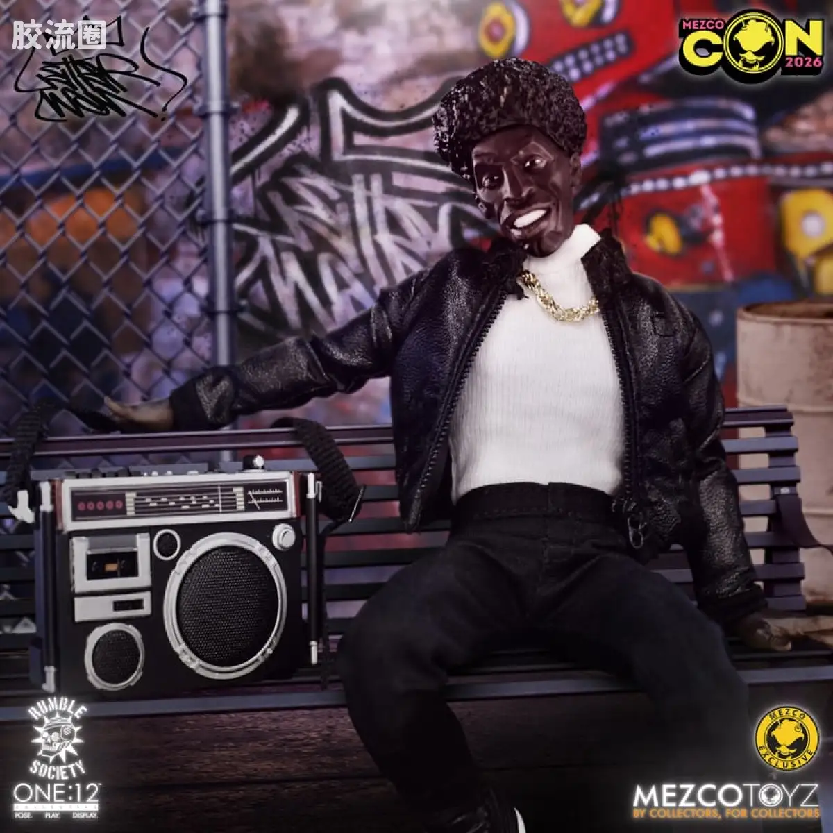 Mezco one-12系列 1/12 Rumble Society集体系列  胡兹：莱特曼 - 复古版 - 图片