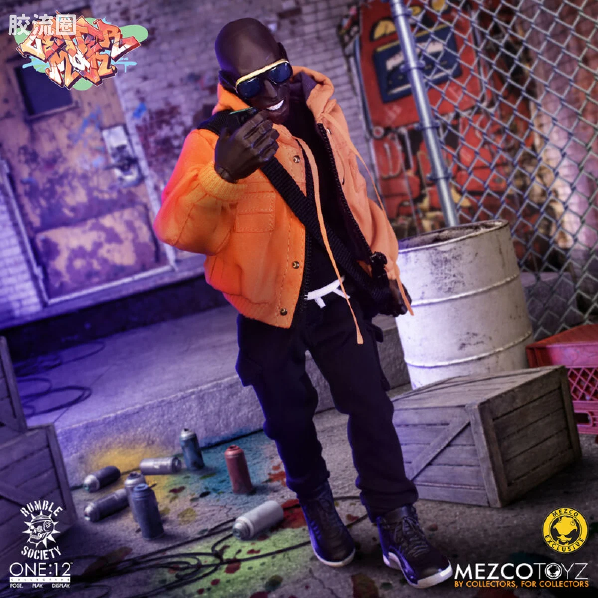 Mezco one-12系列 1/12 Rumble Society集体系列  胡兹：莱特曼 - 图片