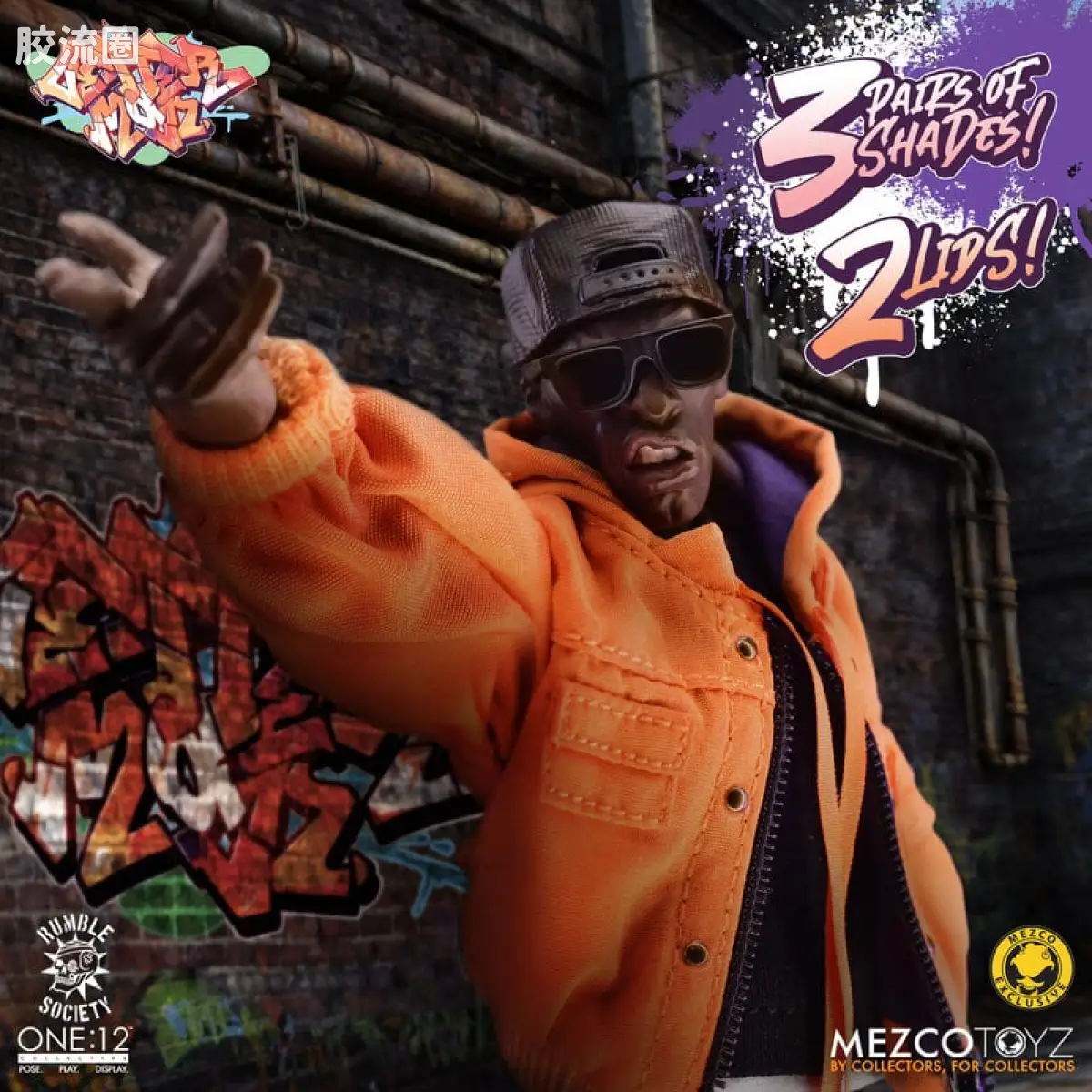 Mezco one-12系列 1/12 Rumble Society集体系列  胡兹：莱特曼 - 图片