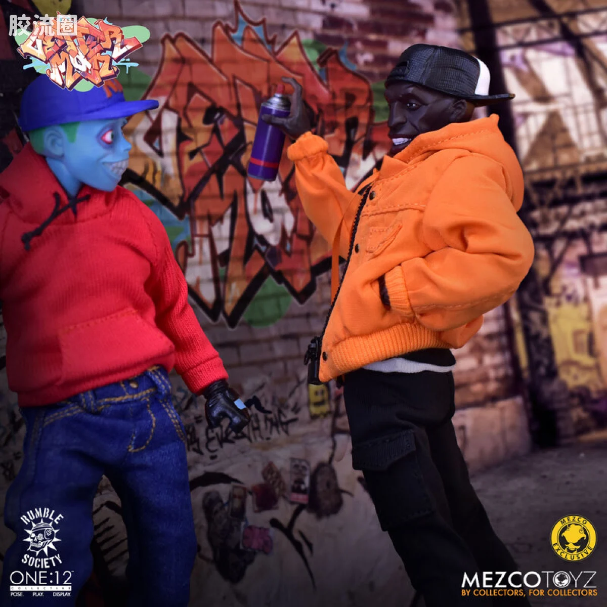 Mezco one-12系列 1/12 Rumble Society集体系列  胡兹：莱特曼 - 图片
