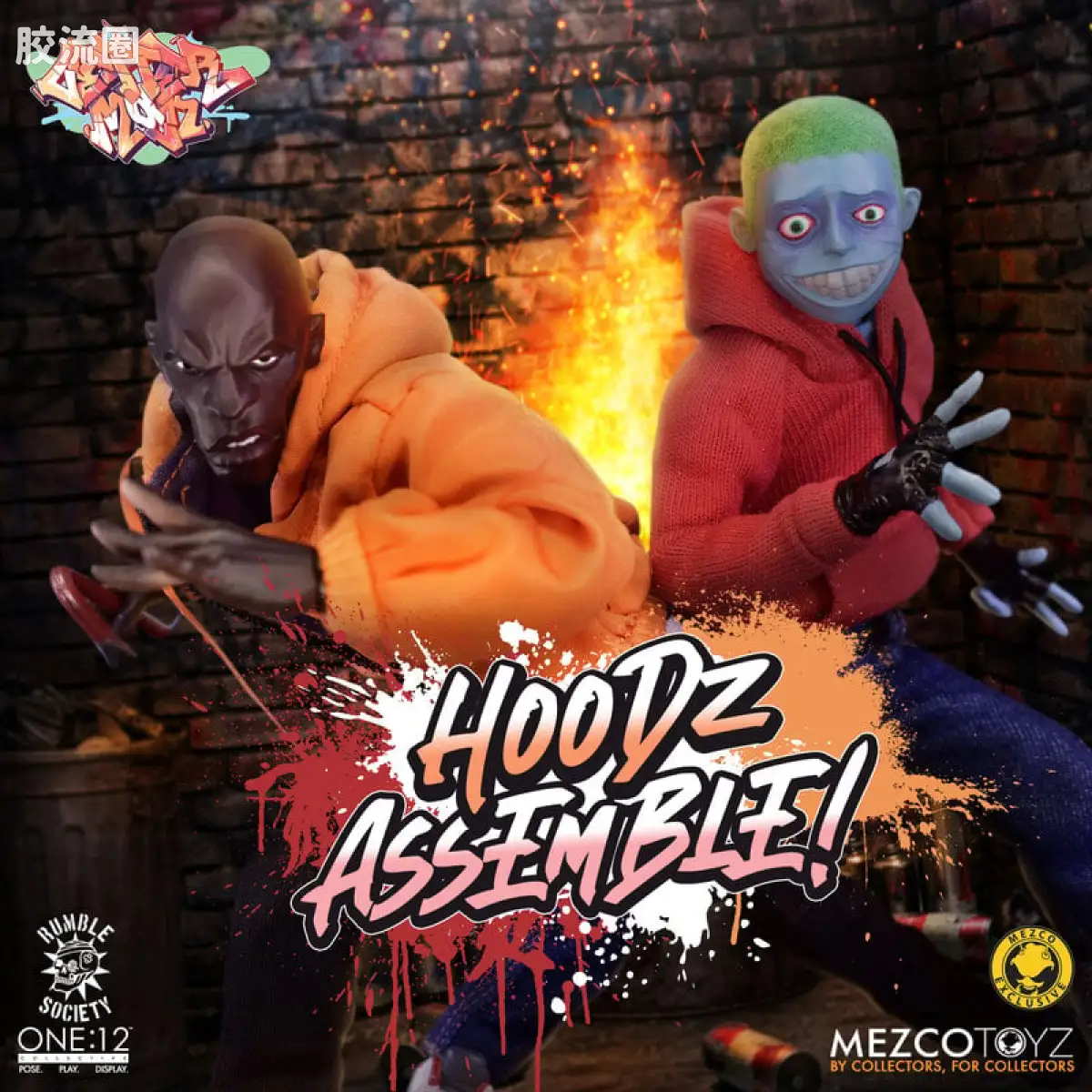 Mezco one-12系列 1/12 Rumble Society集体系列  胡兹：莱特曼 - 图片