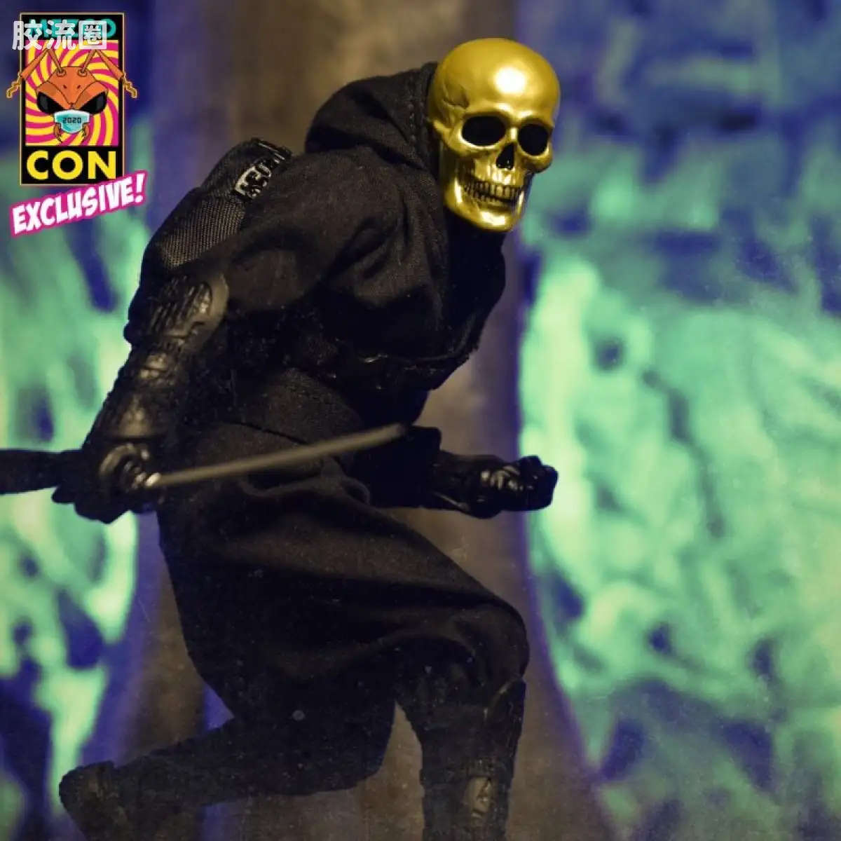 Mezco one-12系列 1/12 Rumble Society集体系列  金骷髅堂：金骷髅忍者 - 图片