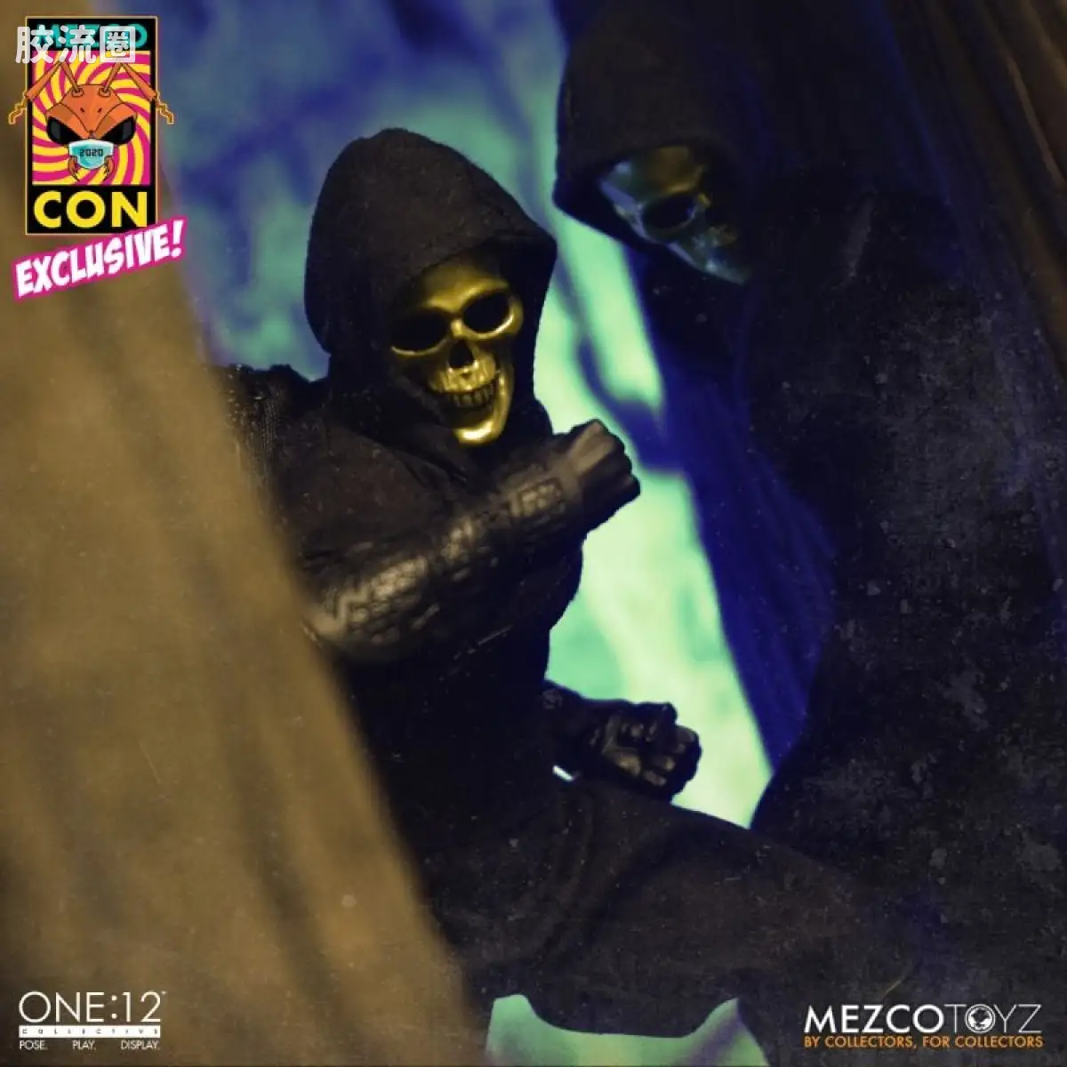 Mezco one-12系列 1/12 Rumble Society集体系列  金骷髅堂：金骷髅忍者 - 图片