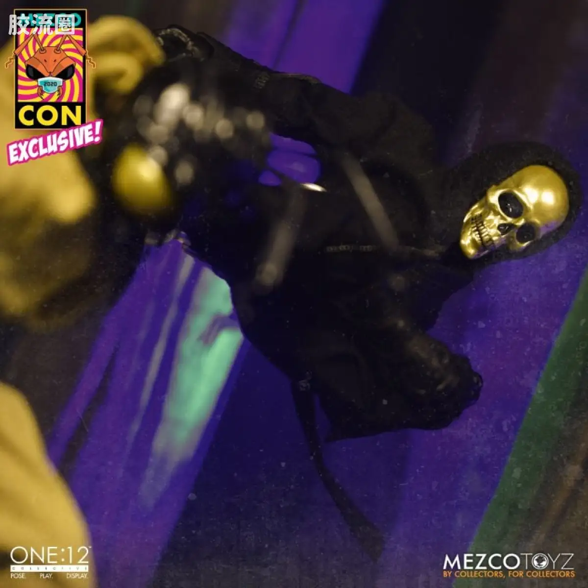 Mezco one-12系列 1/12 Rumble Society集体系列  金骷髅堂：金骷髅忍者 - 图片