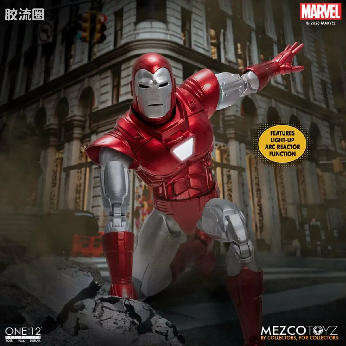 Mezco one-12系列 1/12 Marvel集体系列 钢铁侠 百夫长装甲 - 图片