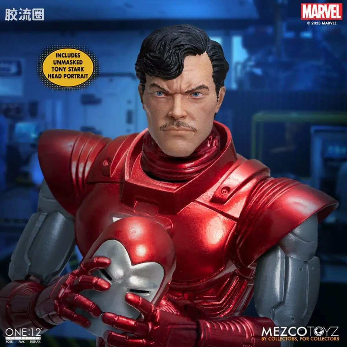 Mezco one-12系列 1/12 Marvel集体系列 钢铁侠 百夫长装甲 - 图片