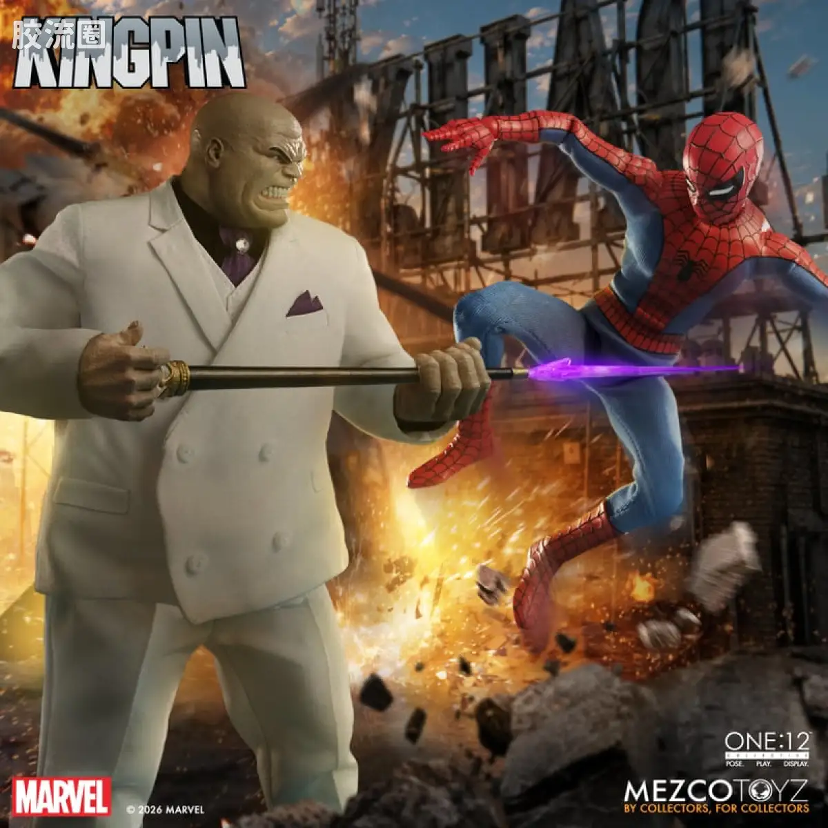 Mezco one-12系列 1/12 Marvel集体系列 金并 - 图片
