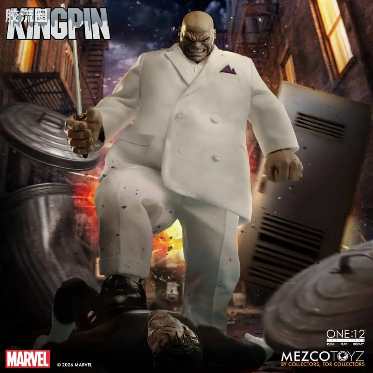 Mezco one-12系列 1/12 Marvel集体系列 金并 - 图片