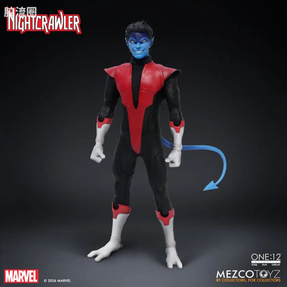 Mezco one-12系列 1/12 Marvel集体系列 夜行者 - 图片
