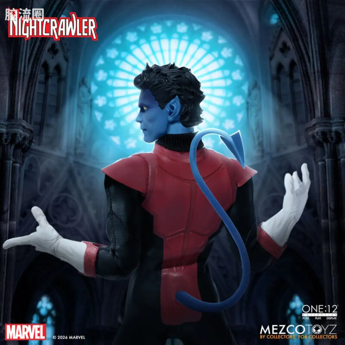Mezco one-12系列 1/12 Marvel集体系列 夜行者 - 图片