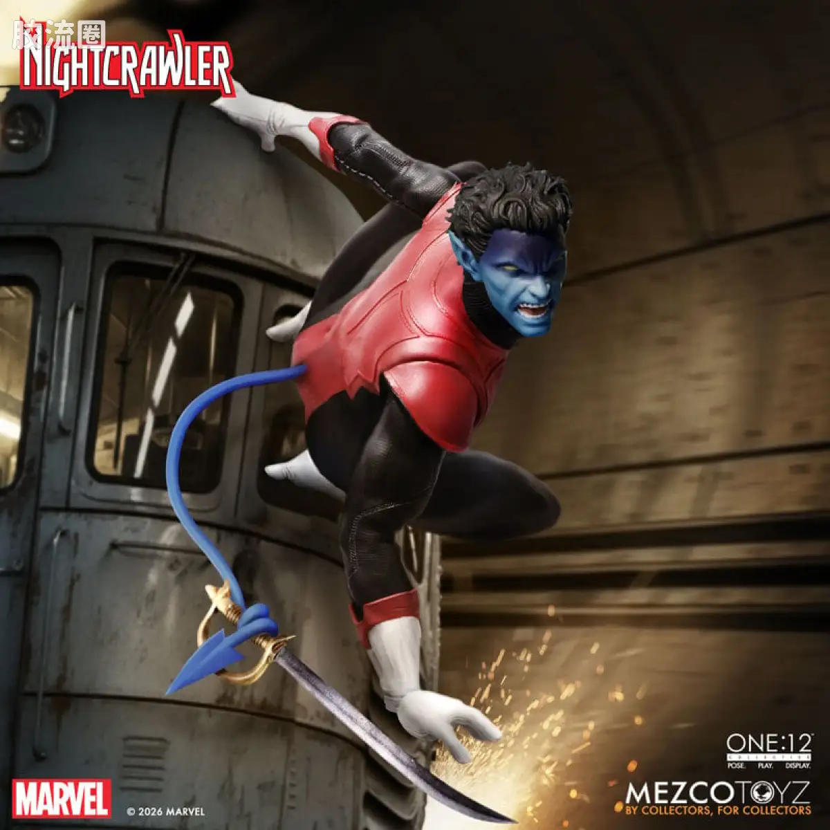 Mezco one-12系列 1/12 Marvel集体系列 夜行者 - 图片
