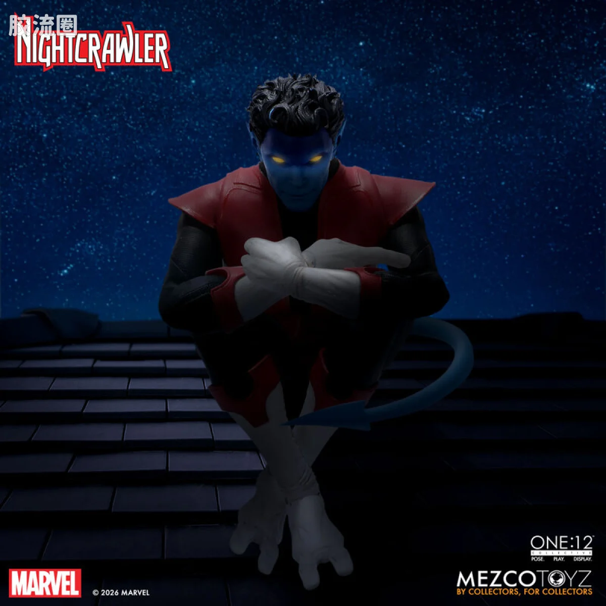 Mezco one-12系列 1/12 Marvel集体系列 夜行者 - 图片