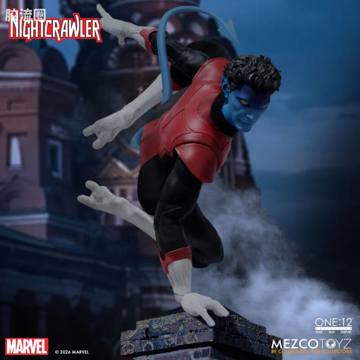 Mezco one-12系列 1/12 Marvel集体系列 夜行者 - 图片