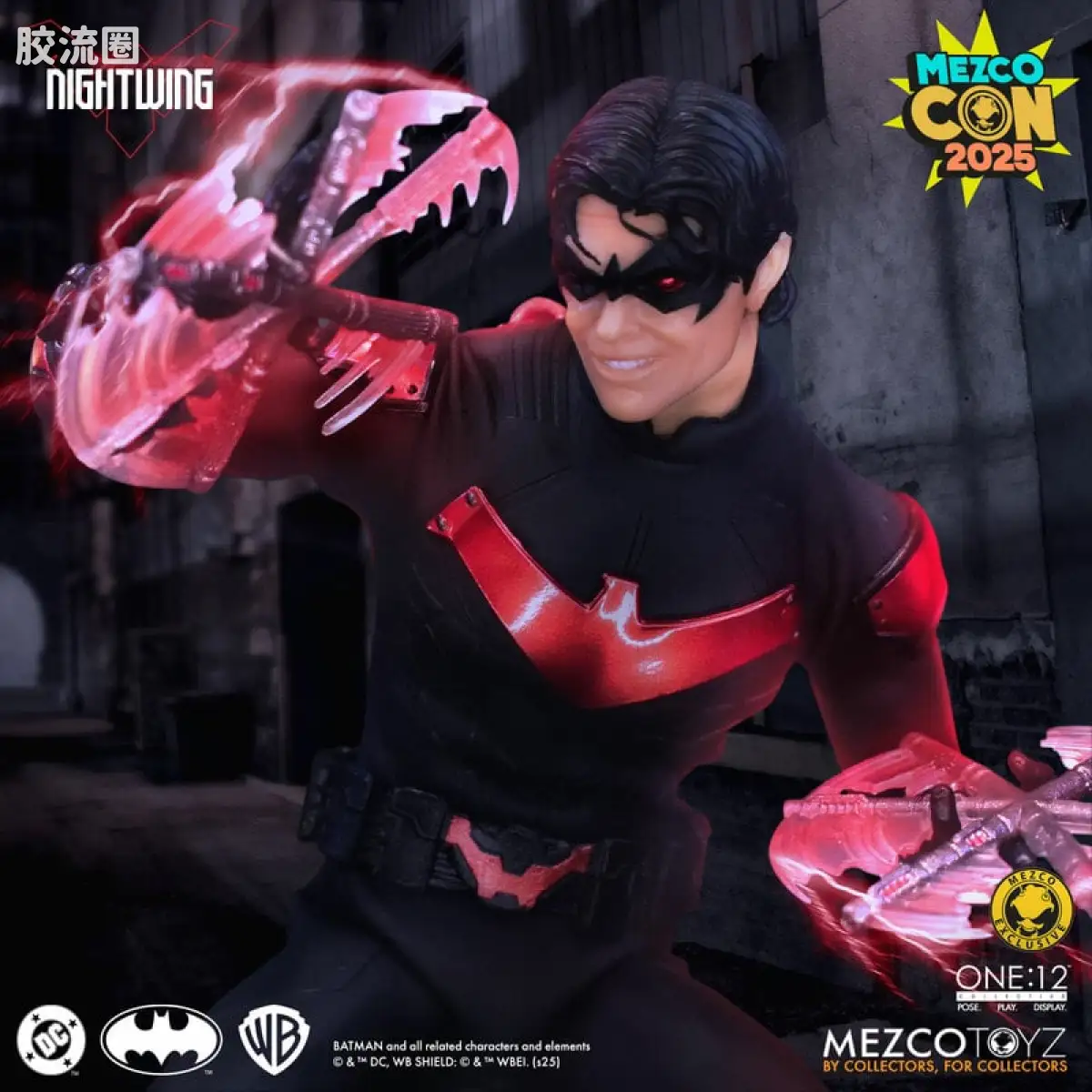 Mezco one-12系列 1/12 DC Comics集体系列 夜翼-新52战衣 - 图片