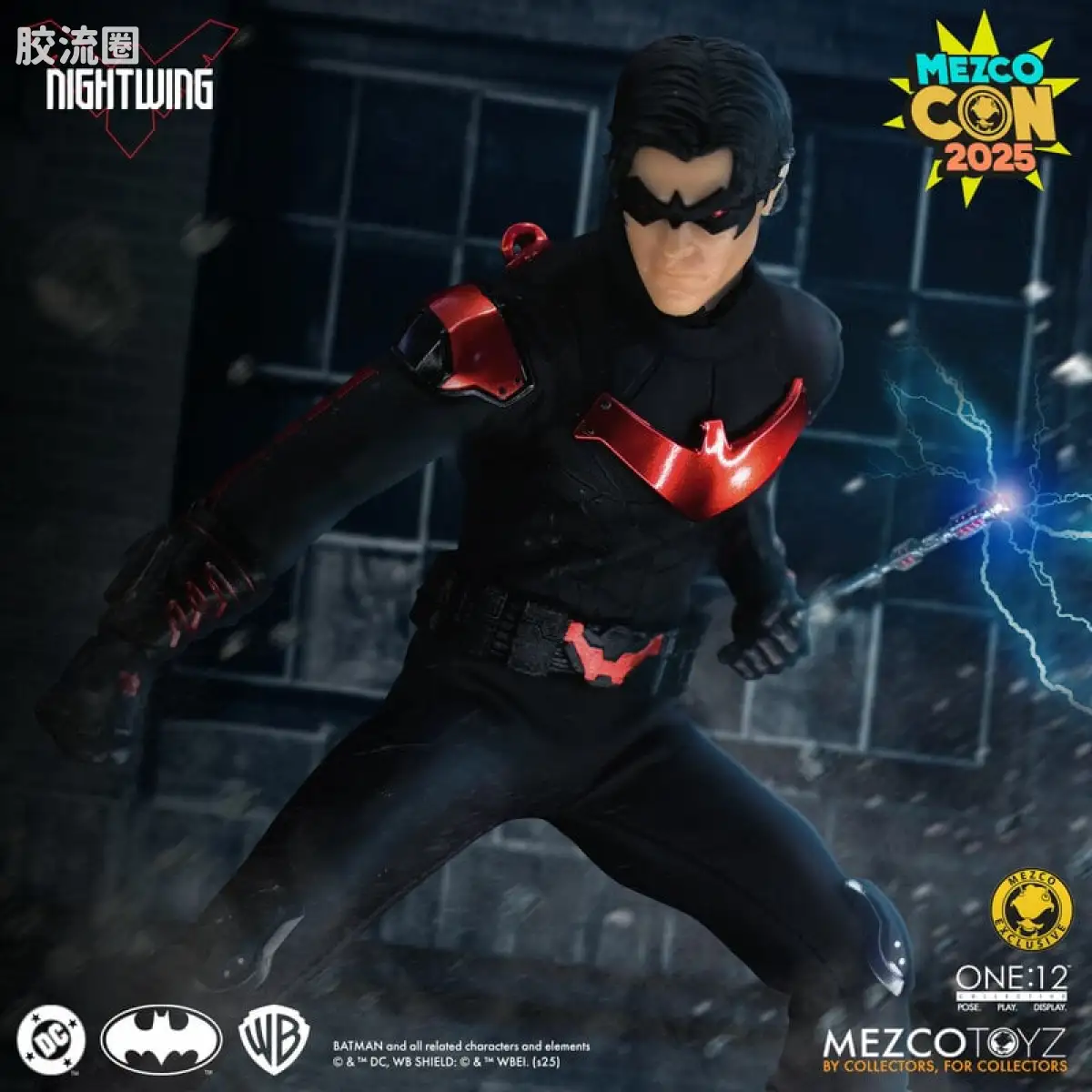 Mezco one-12系列 1/12 DC Comics集体系列 夜翼-新52战衣 - 图片