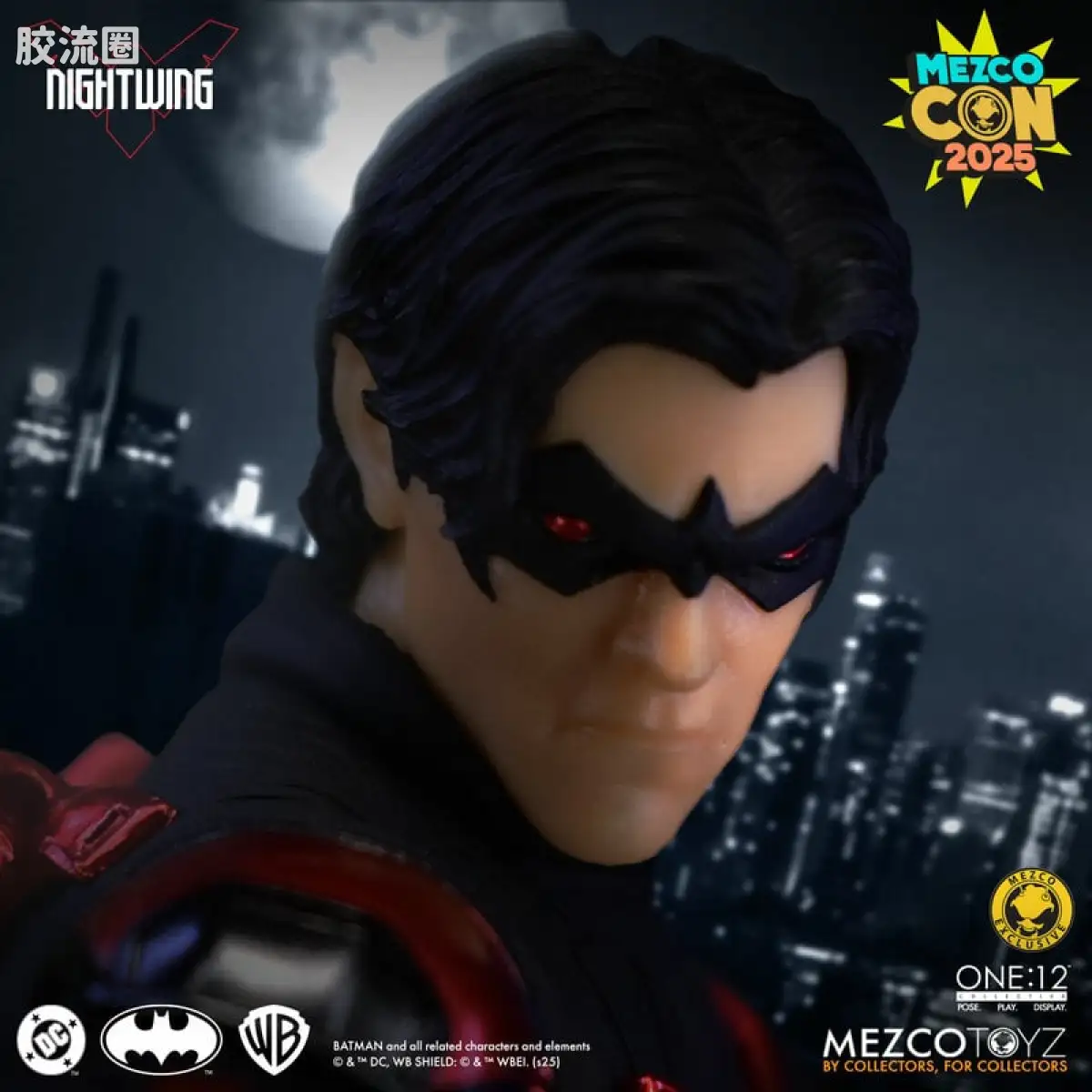 Mezco one-12系列 1/12 DC Comics集体系列 夜翼-新52战衣 - 图片