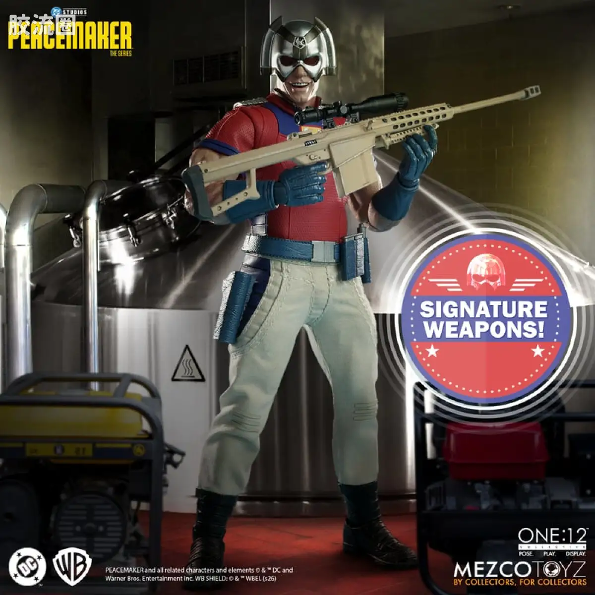 Mezco one-12系列 1/12 DC Comics集体系列 和平使者 - 图片